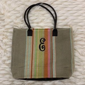 Dash & Albert Stone Soup Woven Cotton Tote Bag